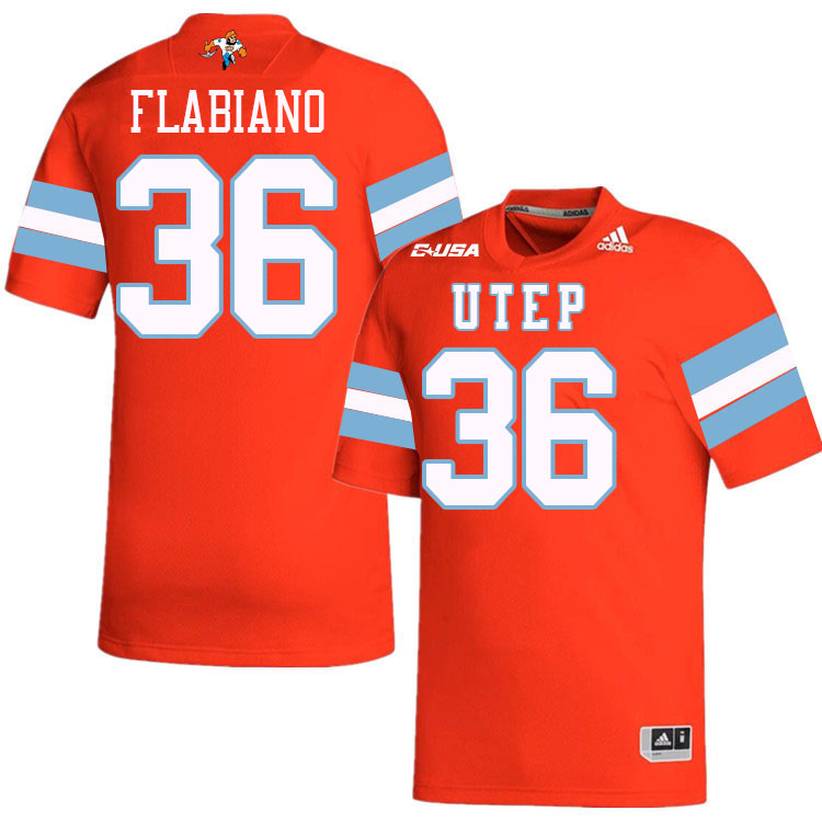 Buzz Flabiano UTEP Jersey,UTEP Miners #36 Buzz Flabiano College Football Jersey,Uniforms-Throwback